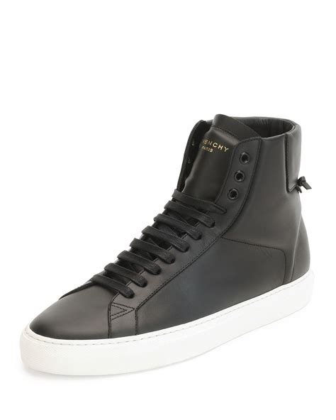 givenchy urban street logo sneakers black|givenchy wing high top sneakers.